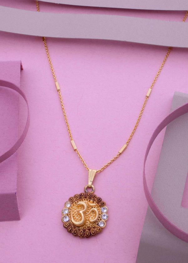 Designer Two Line Gold Plated Mangalsutra Chain For Women and Girls