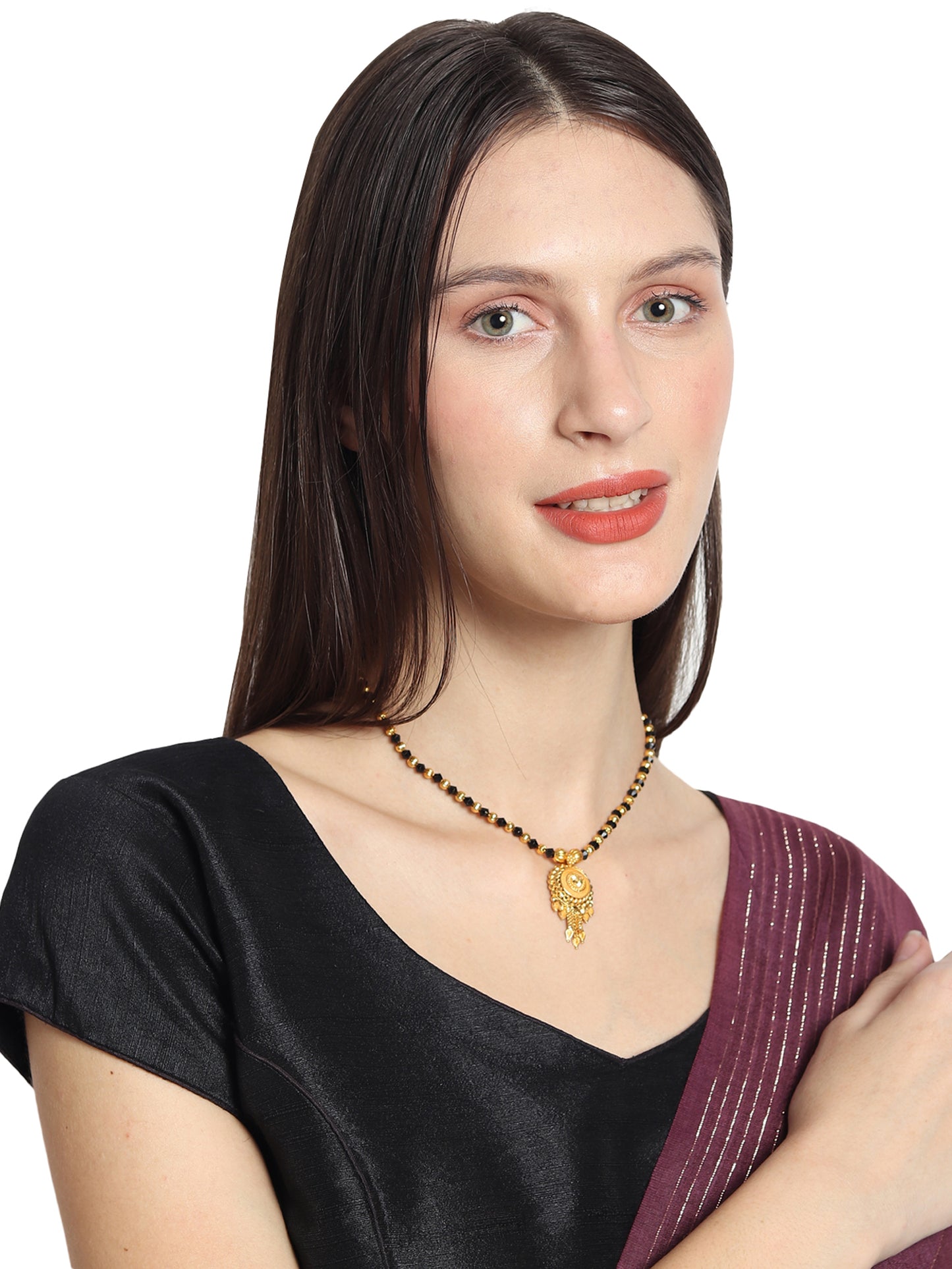 Designer and stylish gold plated mangalsutra for women