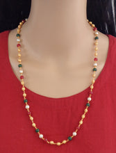 Stylish 28-Inch Crystal Beads Mala Necklace