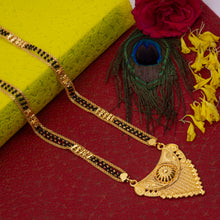 Beautiful and Attractive 22k Gold-Plated Mangal sutra: Stylish and Durable