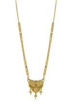 Elegant 22K Gold Plated Brass Long Mangalsutra for Women