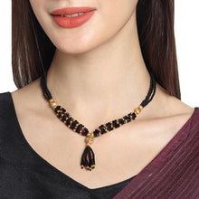 Stylish and Trendy Crystal Gold Plated Mangalsutra For Women and Girls