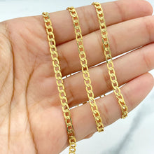 Gold Plated Pearl Vintage Paper Clip Link Chain