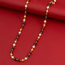 Stylish 28-Inch Crystal Beads Mala Necklace