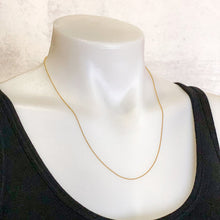 Brass Necklace with 22K Gold Plating