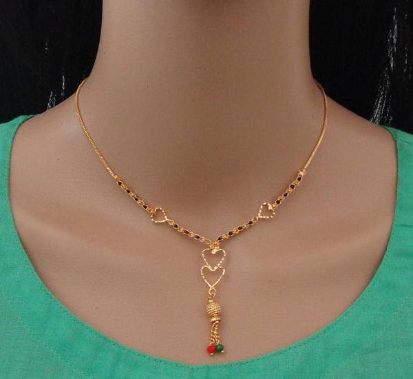 Simple and Stylish Gold Plated Necklace For Women and Girls