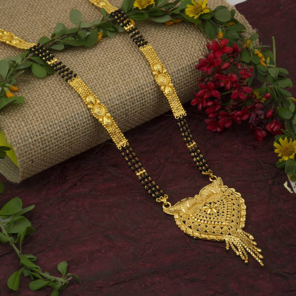 Designer and Stylish Gold Plated Long Mangalsutra For Women and Girls