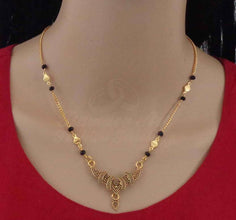 Simple and Daily Wear Gold Plated Mangalsutra For Women and Girls