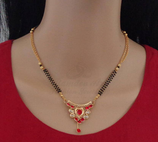 Stylish and Trendy Gold Plated Mangalsutra For Women and Girls