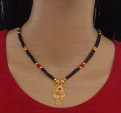 Handmade Crafted Designer Gold Plated Mangalsutra for Women and Girls