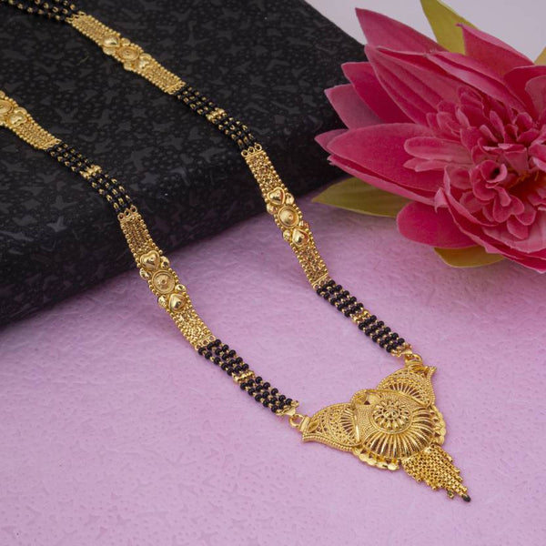 Stylish and Designer Gold Plated Brass Mangalsutra For Women and Girls