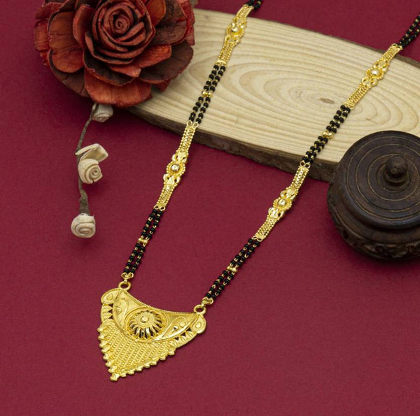 Long Designer Gold Plated Mangalsutra For Women and Girls