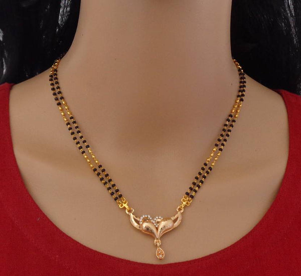 Simple and Stylish Gold Plated Mangalsutra For Women and Girls