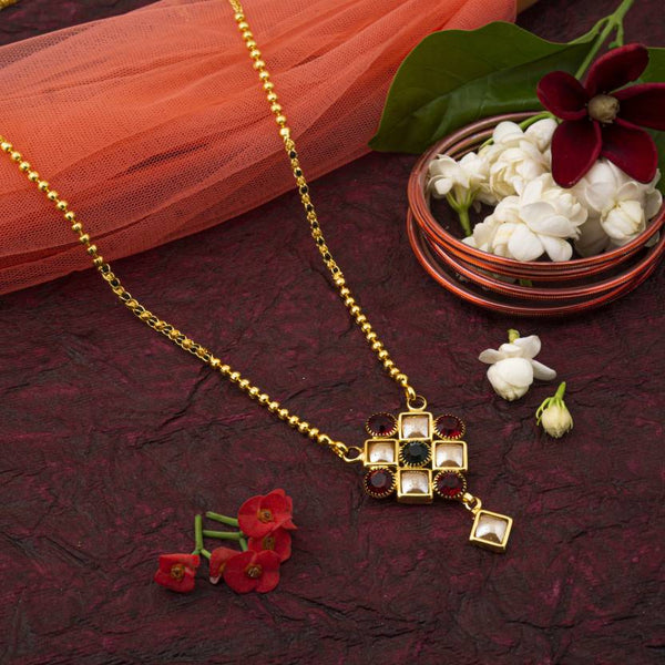 Daily Wear Gold Plated Mangalsutra: Stylish Ball & Pinjara Chains