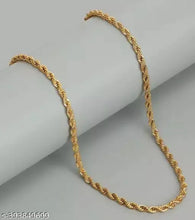 Daily Wear 22K Gold-Plated Brass Rope Chain for Women and Girls