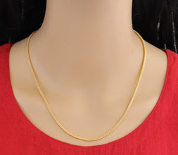 Simple Gold Necklace for Everyday Wear