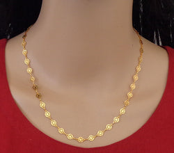 Stylish 22K Gold-Plated Chain for Elegant Women